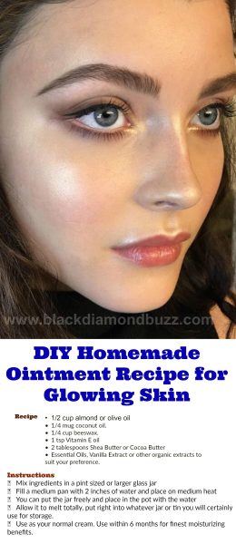 DIY Homemade Ointment Recipe for Glowing Skin