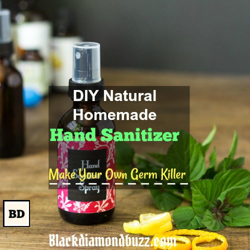 DIY Natural Homemade Hand Sanitizer | Make Your Own Germ Killer