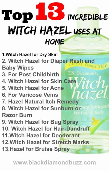 Witch hazel uses