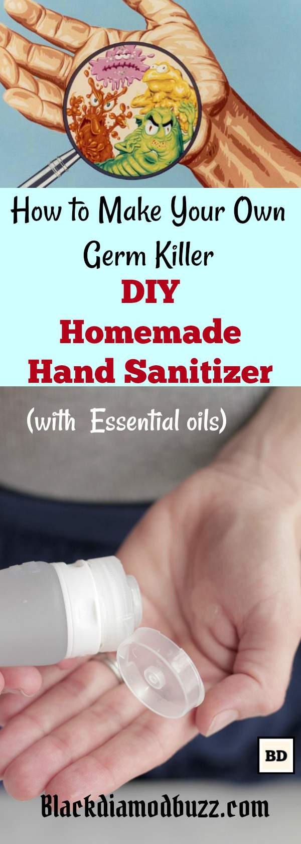 DIY Natural Homemade Hand Sanitizer