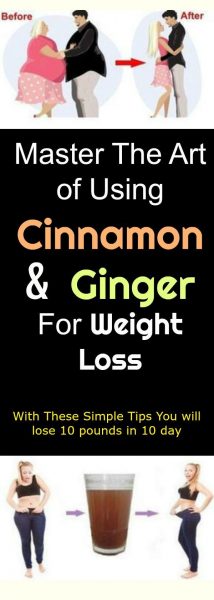 cinnamon and ginger for weight loss