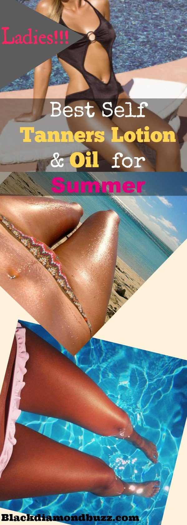 DIY Natural Homemade Tanning Lotion & Oil