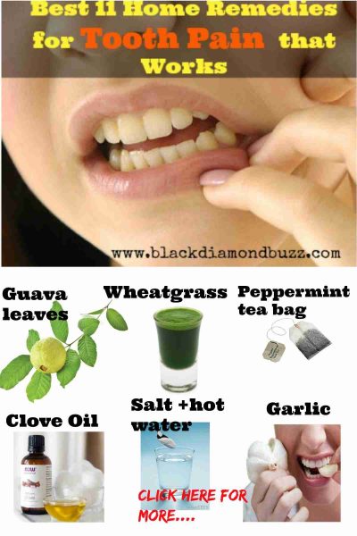 home remedies for tooth pain