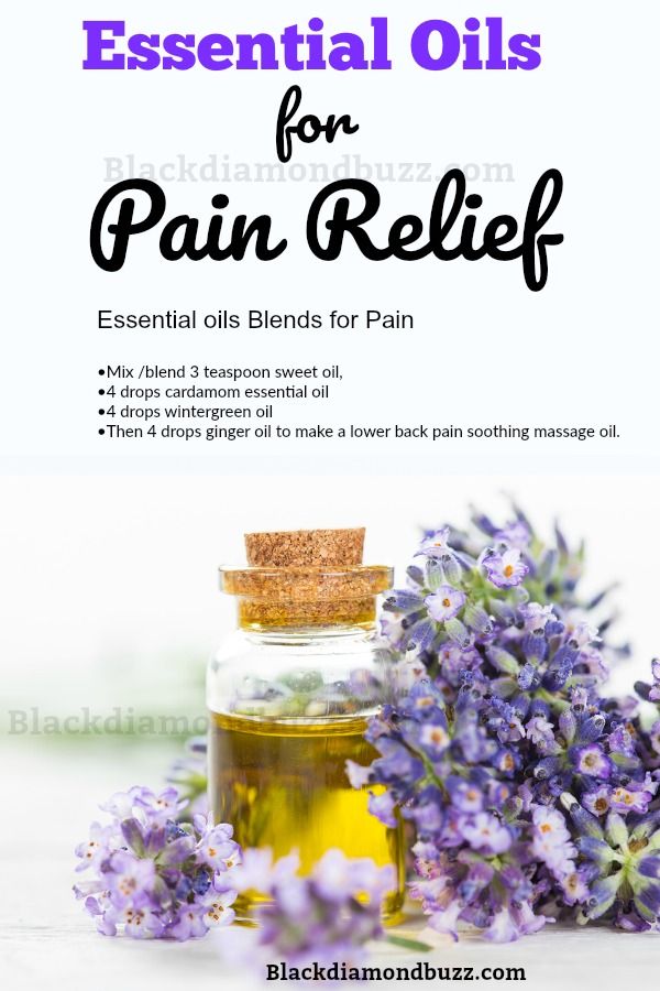 Essential oils Blends for Pain Relief