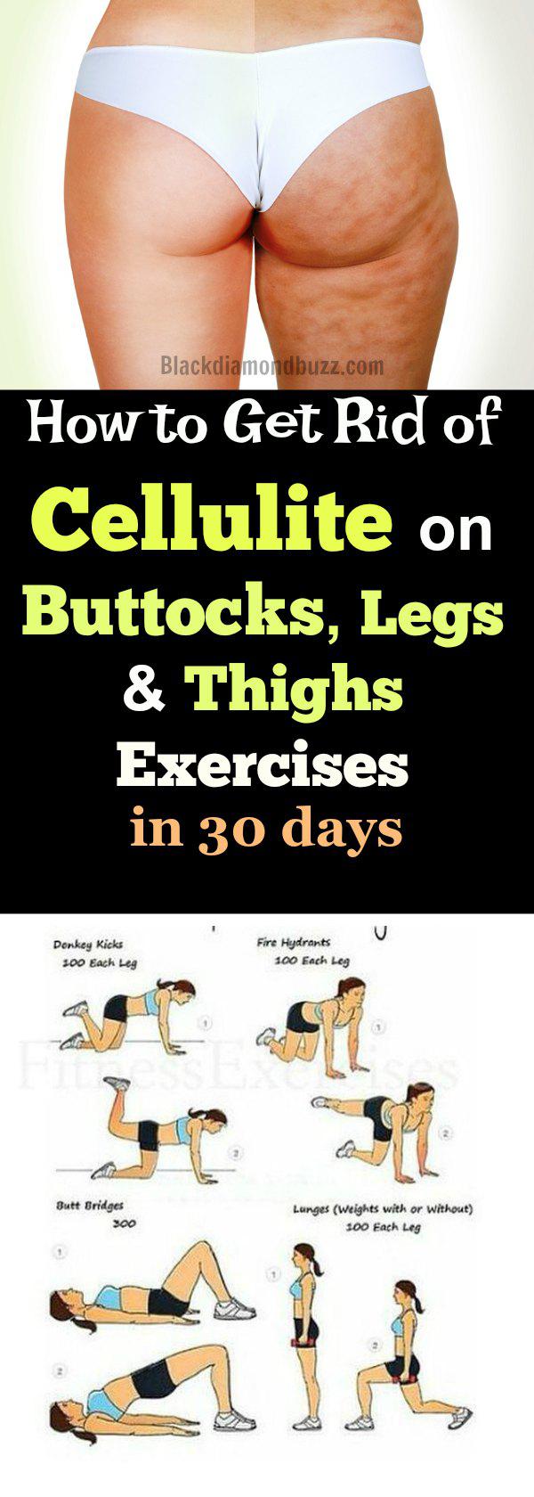 7 Best Exercises to Get rid of Cellulite on Buttocks and Thighs Fast