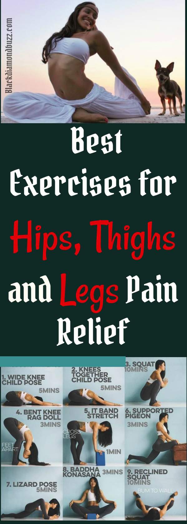 6 Best Exercises for Hips, Thighs and Legs Pain Relief