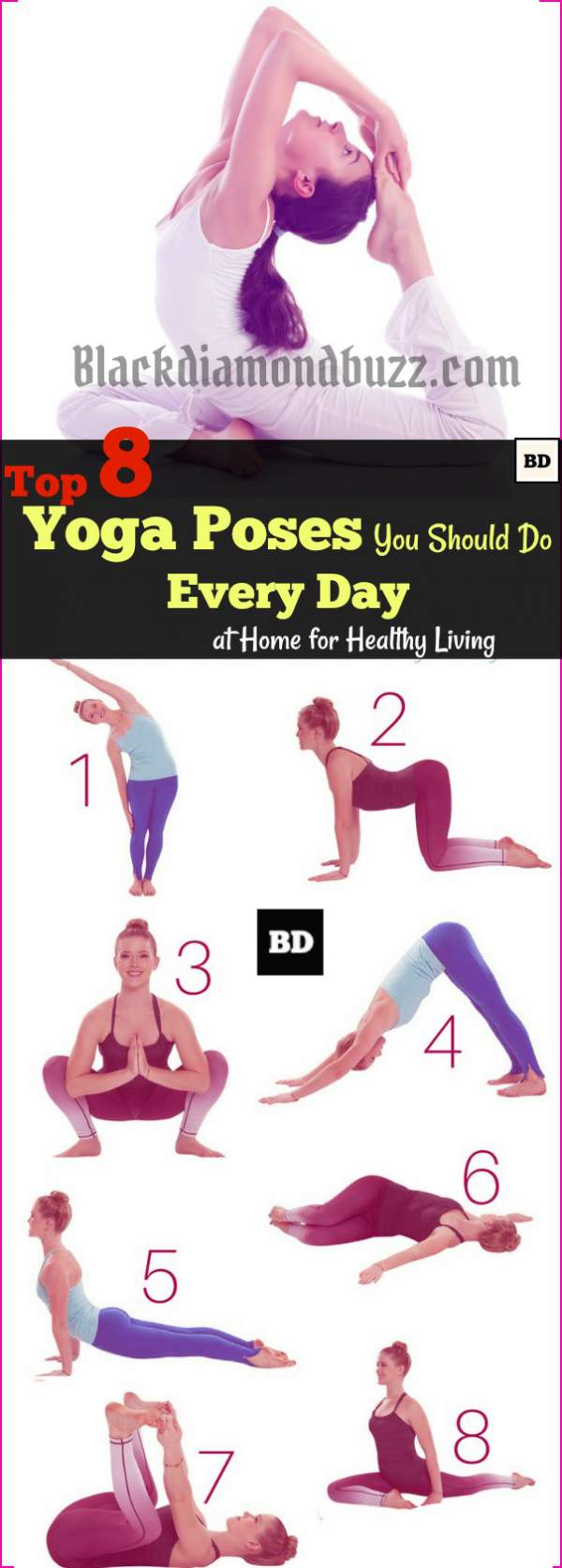 Top 8 Yoga Poses You Should Do Every Day at Home for Healthy Living
