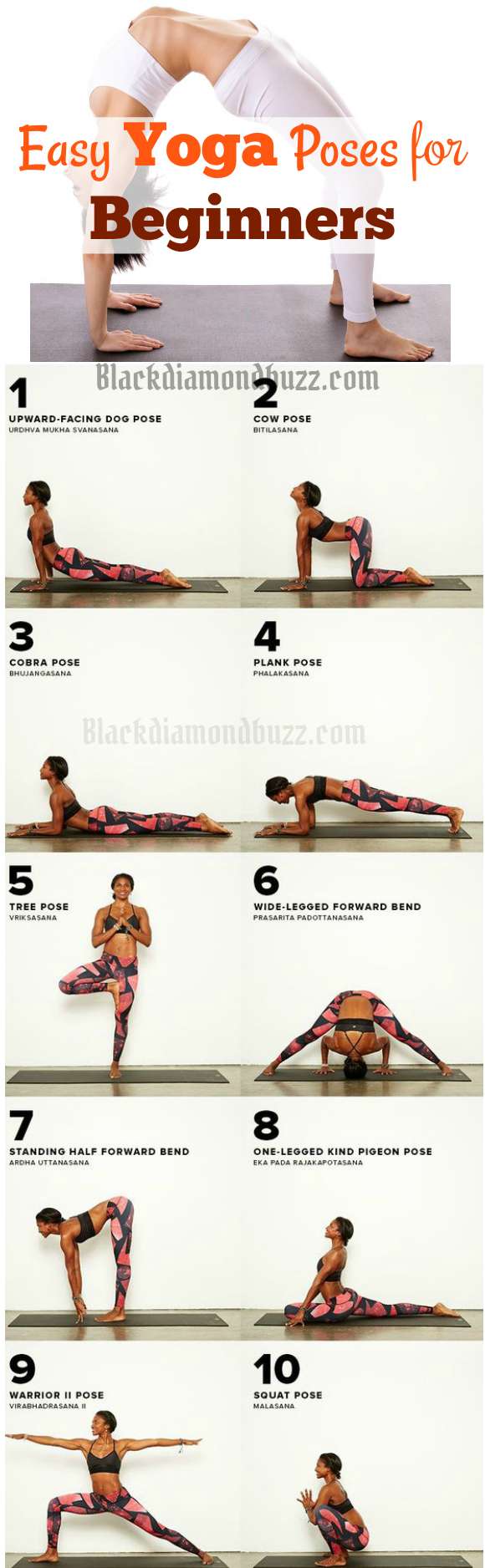 Yoga poses for beginners at home that you can do