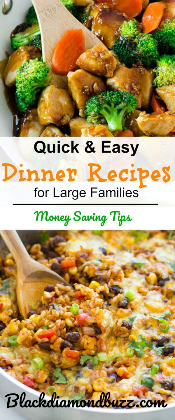 20 Extremely Frugal Meals for Large Families that will Save the Budget