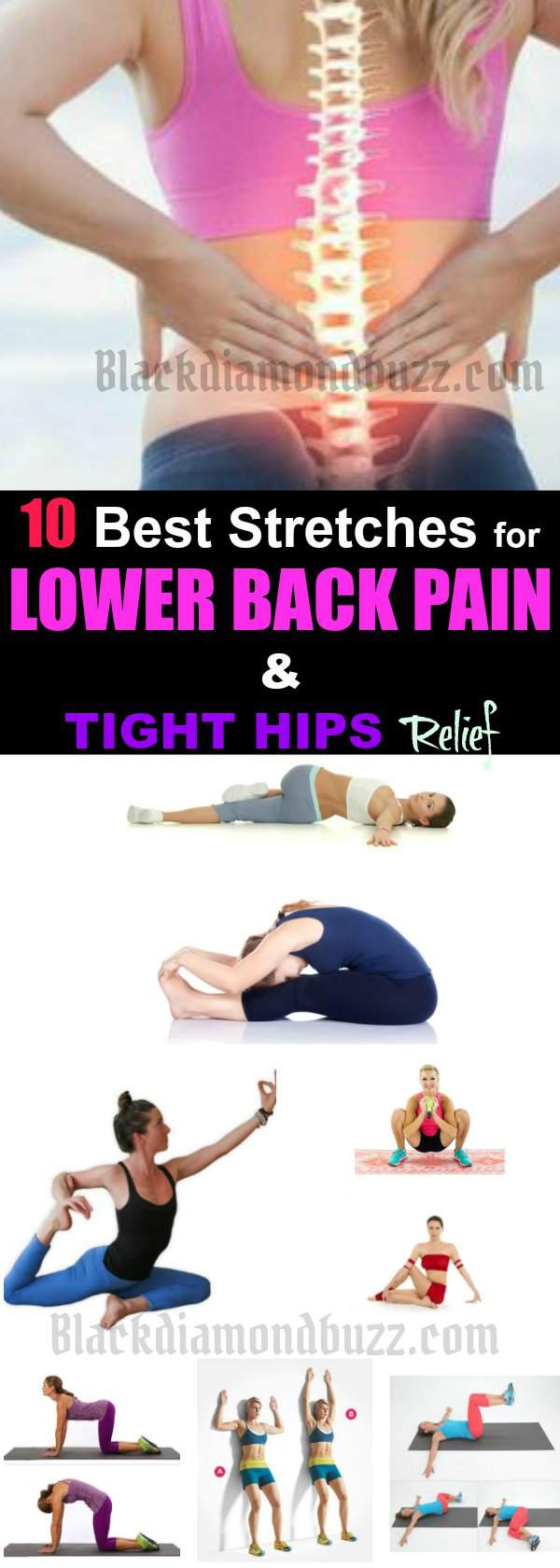 10 Best Stretches for Lower Back Pain and Tight Hips