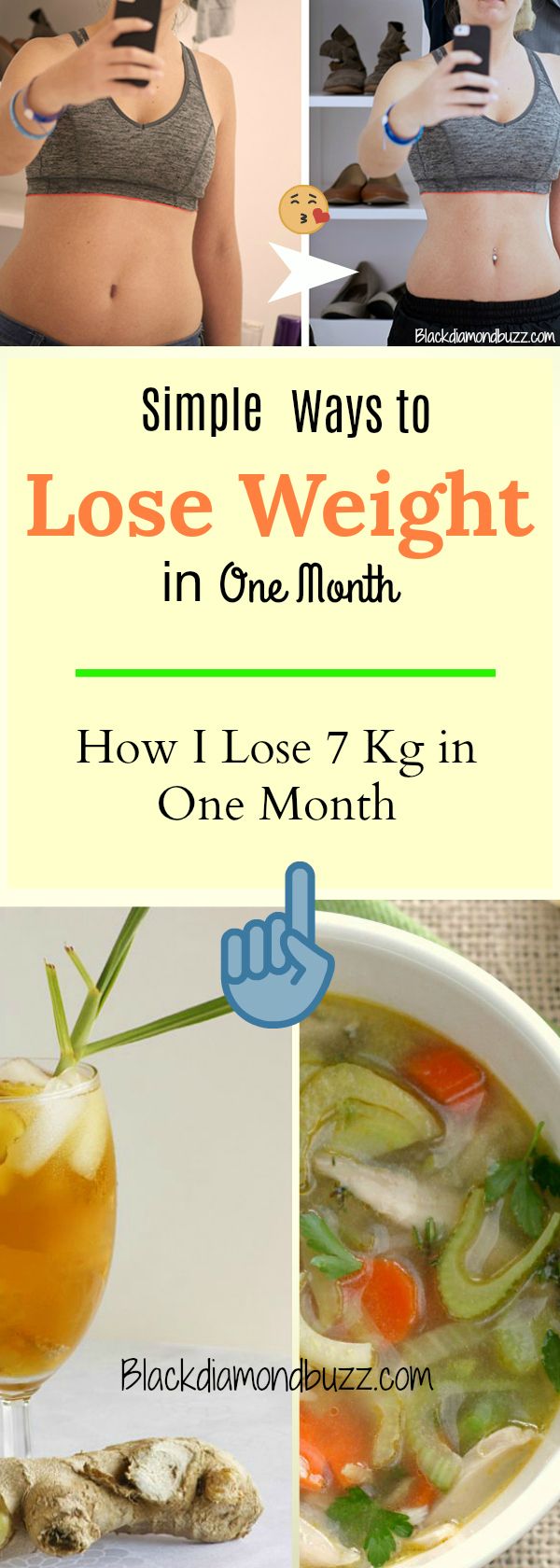 Simple Ways to Lose Weight in One Month: How I Lose 7 Kg in One Month