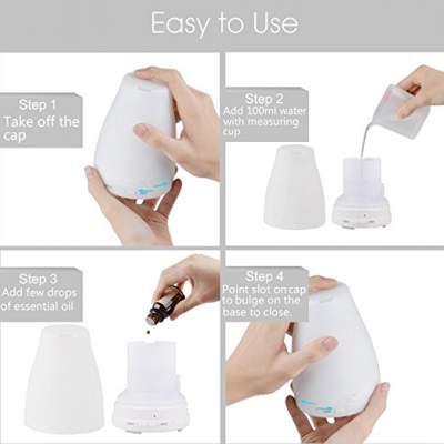 FLYMEI Ultrasonic Aromatherapy Essential Oil Diffuser