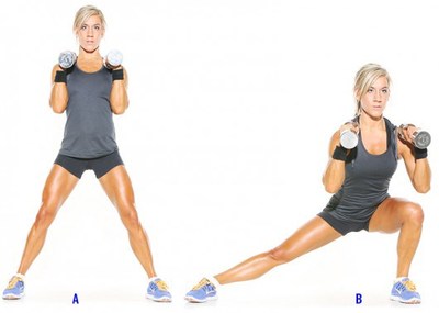  Dumbbell Lateral Lunge