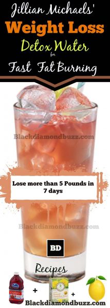 Jillian Michaels Weight Loss Detox Water for Fast Fat Burning
