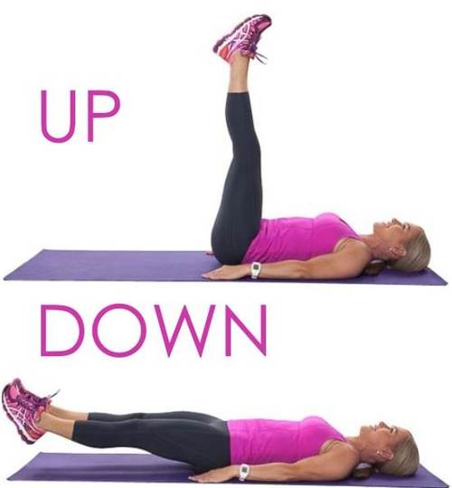 Leg Raise-Exercises to Lose Belly Fat- 10 Belly Fat Burning Exercises