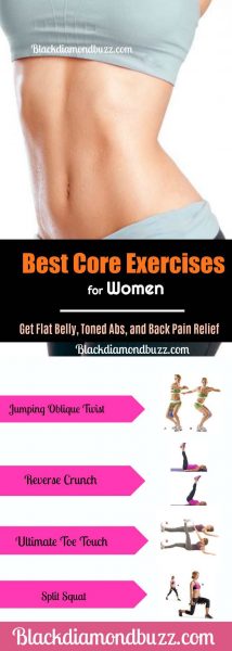 Best Core Exercises for Women - Get Flat Belly, Toned Abs, and Back Pain Relief