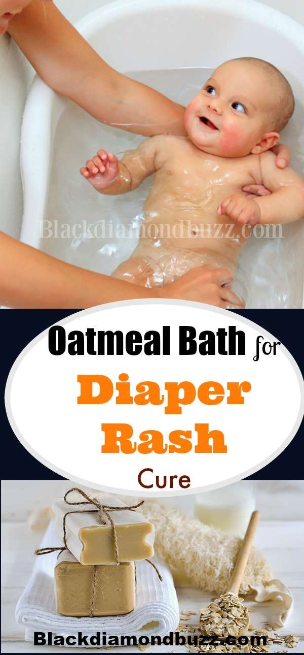 Oatmeal Bath for diaper rash cure