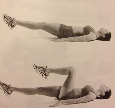Raised Knee-In- 7 Best Core Exercises for Women - Get Flat Belly, Toned Abs, and Back Pain Relief