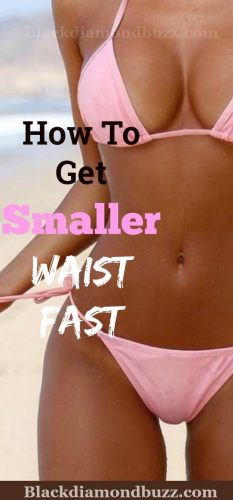 how to get a slim waist and flat stomach fast