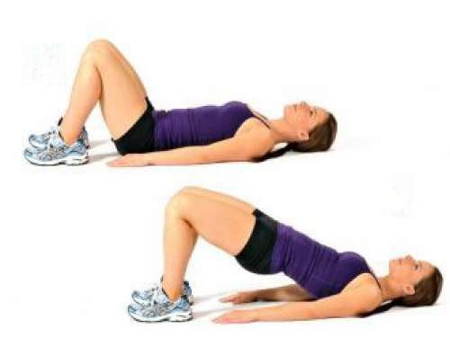 hip thrusts -10 Exercises For Smaller Waist, Big Hips and Flat Stomach
