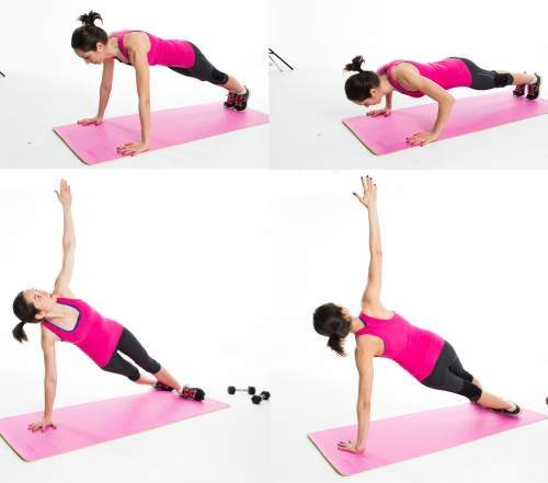 how to do burpees exercises - side arm balance burpee