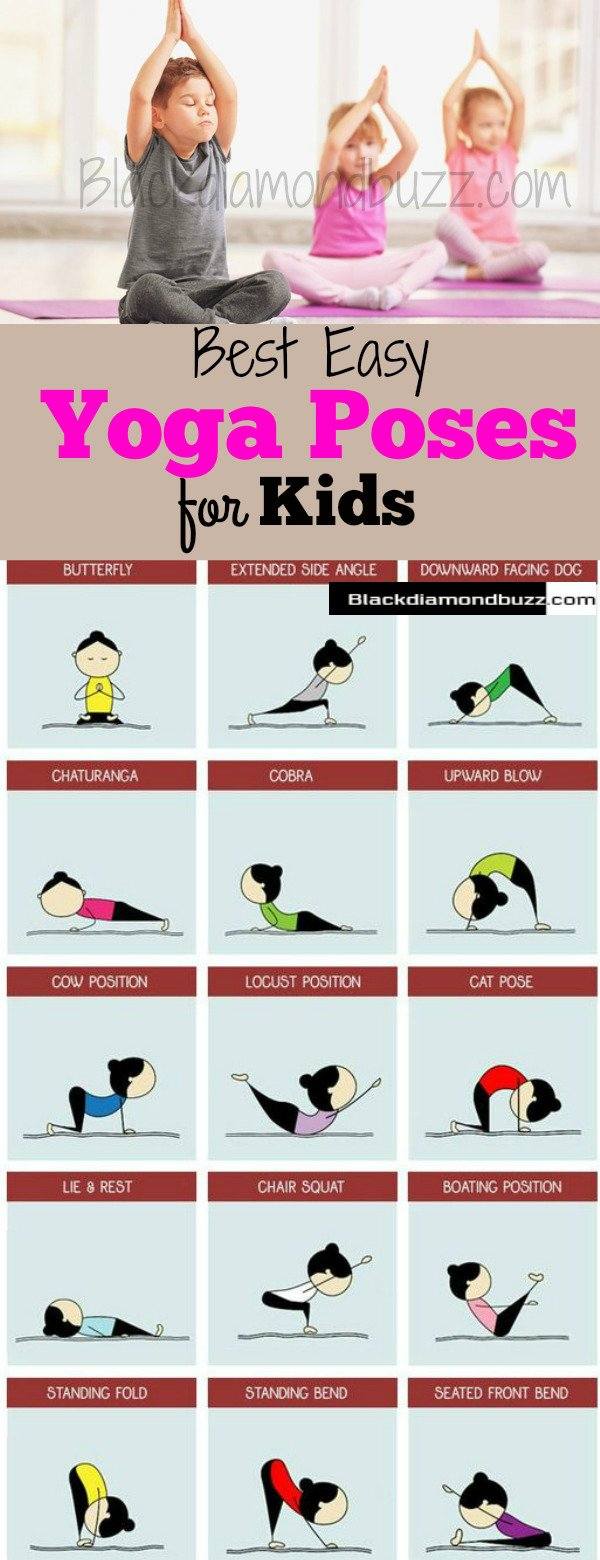 Yoga Poses For Kids -  5 Easy Best Yoga Poses Safe For Your Kids