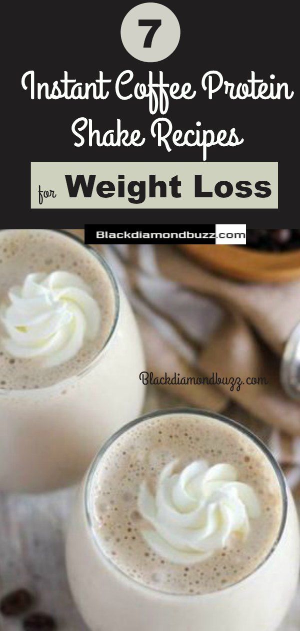 Instant Coffee Protein Shake Recipes - 7 Healthy Protein Smoothies for Weight Loss