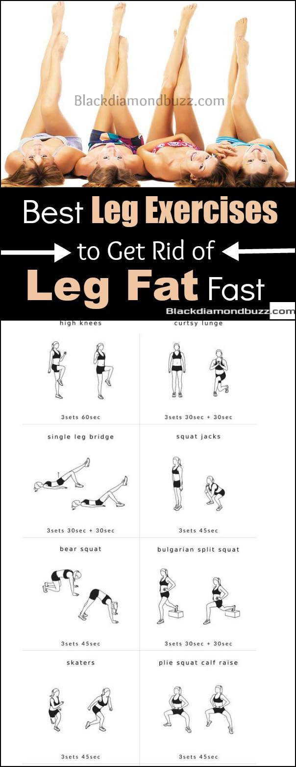 How to Lose Leg Fat Fast - 8 Best Legs Workouts