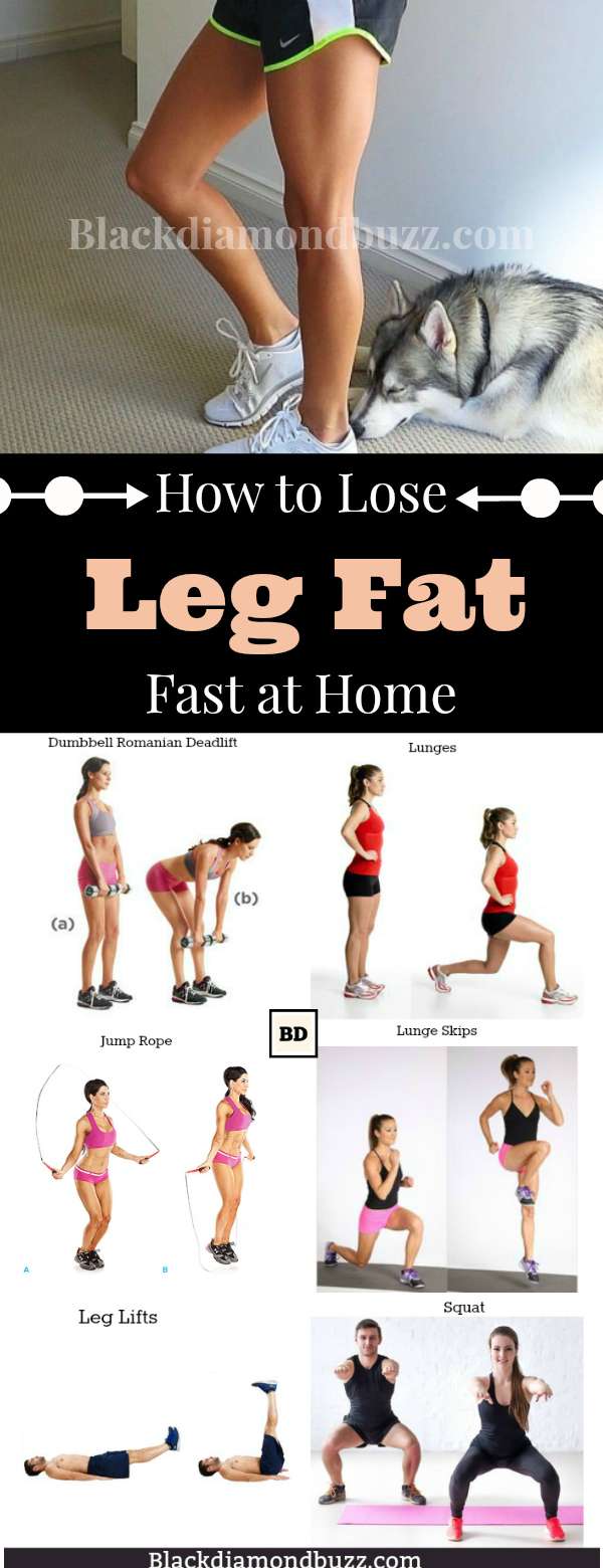 How to Lose Leg Fat Fast - 8 Best Legs Workouts